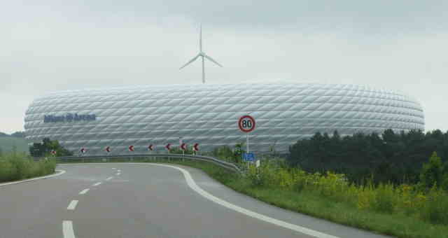 Anfahrt zur Allianz Arena München