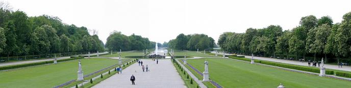 Nymphenburger Park hinter dem Schloss Nymphenburg