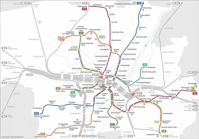 U-Bahn Plan München