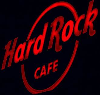 Eine Gitarre von einem berühmten Rockstar im Hard Rock Cafe München