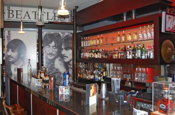 Die Bar im Hard Rock Cafe München