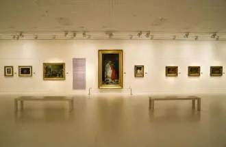 Ausstellungsraum in der Galerie Schack